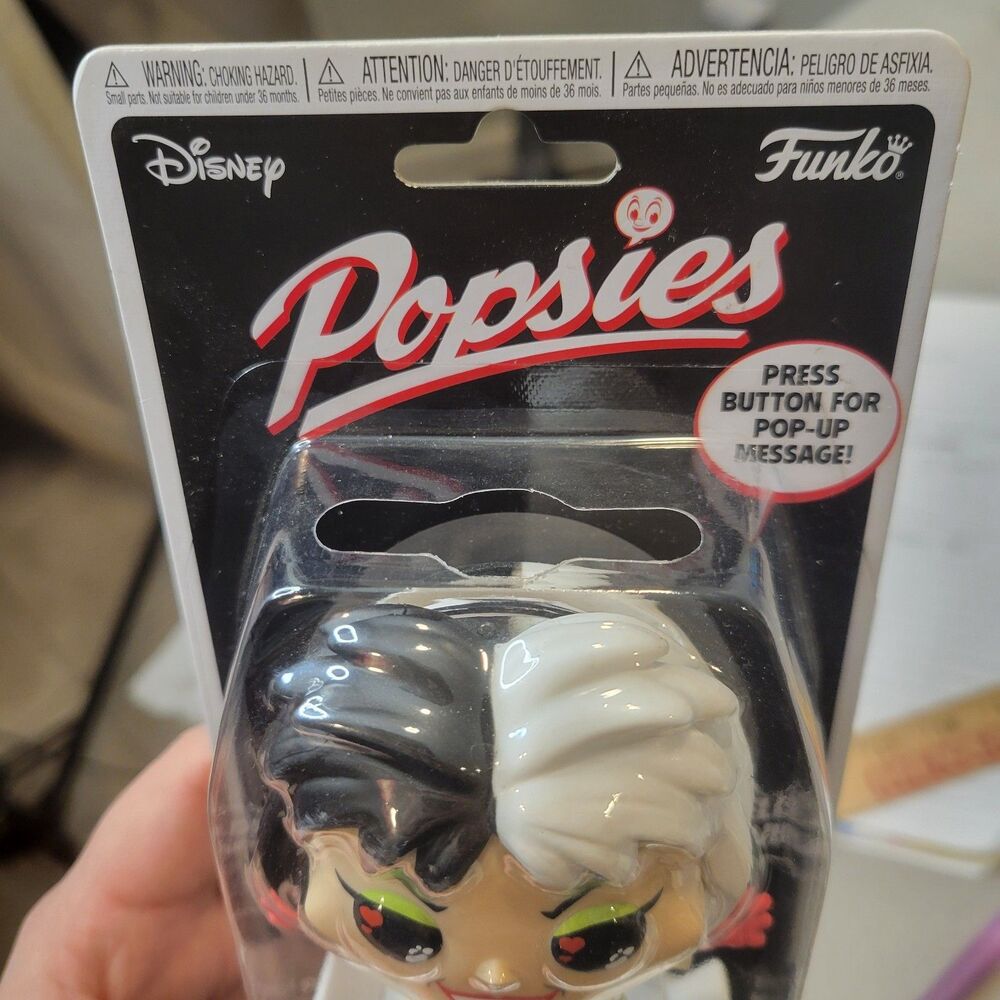 Funko Popsies Disney Villains Cruella De Vil Mother's Day Gift Vinil Figure - Picture 7 of 7
